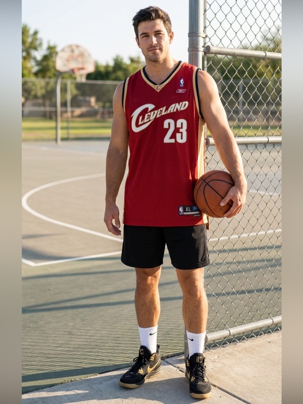 Vintage Reebok LeBron James Cavs Jersey Size XL - Early Career Era